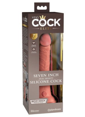 7“ Dual Density Silicone Cock